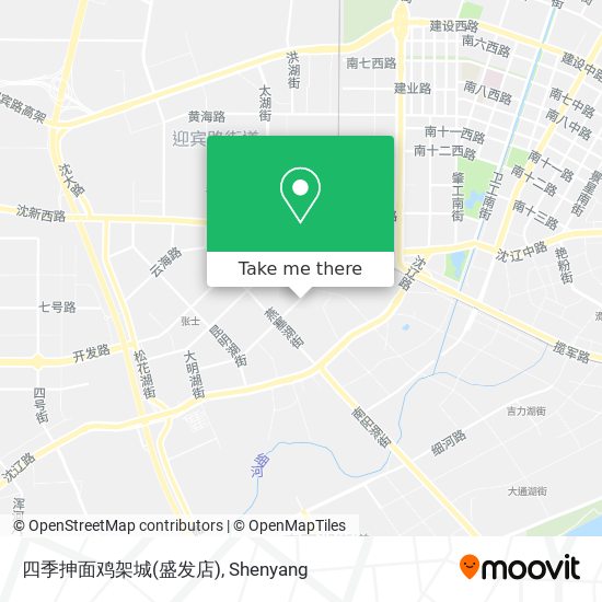 四季抻面鸡架城(盛发店) map