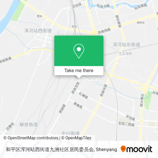 和平区浑河站西街道九洲社区居民委员会 map