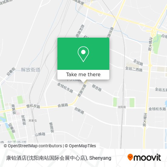 康铂酒店(沈阳南站国际会展中心店) map