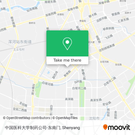 中国医科大学制药公司-东南门 map