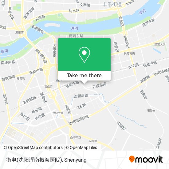 街电(沈阳浑南振海医院) map