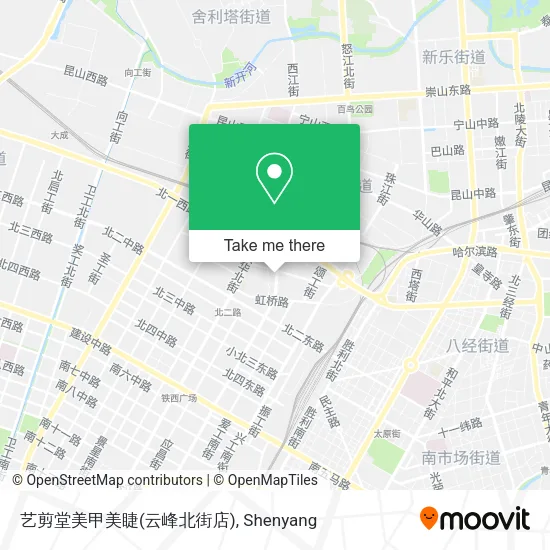 艺剪堂美甲美睫(云峰北街店) map
