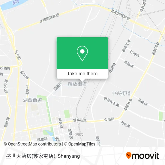 盛世大药房(苏家屯店) map