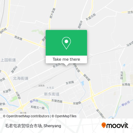 毛君屯农贸综合市场 map