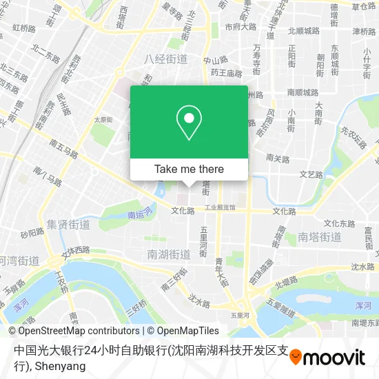 中国光大银行24小时自助银行(沈阳南湖科技开发区支行) map