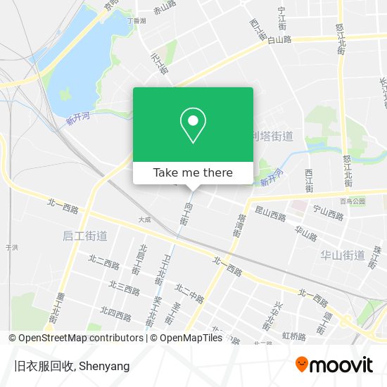 旧衣服回收 map