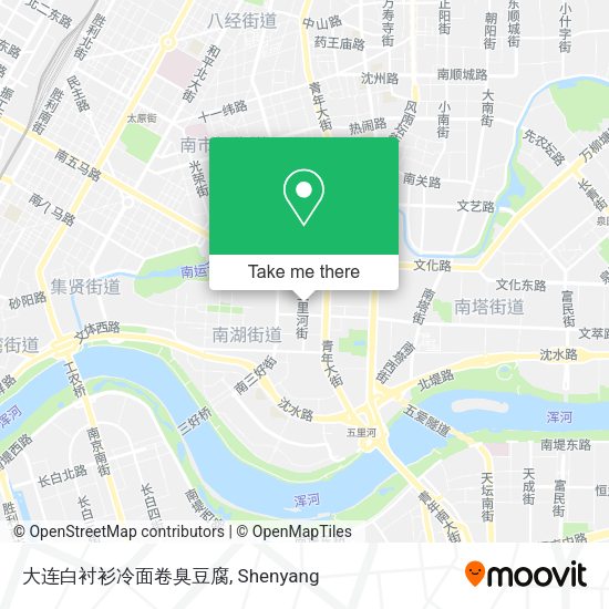 大连白衬衫冷面卷臭豆腐 map