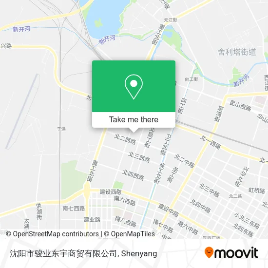 沈阳市骏业东宇商贸有限公司 map