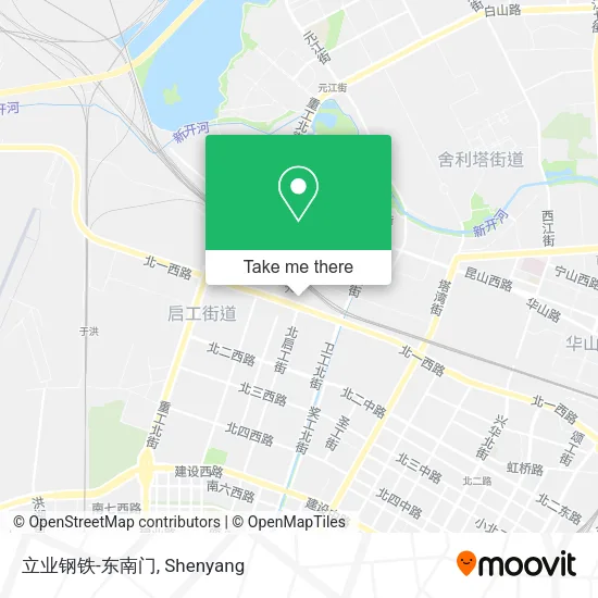 立业钢铁-东南门 map