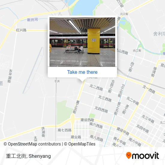 重工北街 map