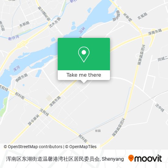 浑南区东湖街道温馨港湾社区居民委员会 map
