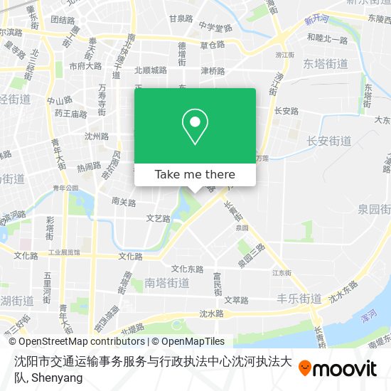 沈阳市交通运输事务服务与行政执法中心沈河执法大队 map