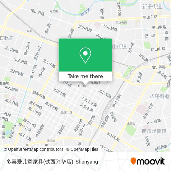 多喜爱儿童家具(铁西兴华店) map