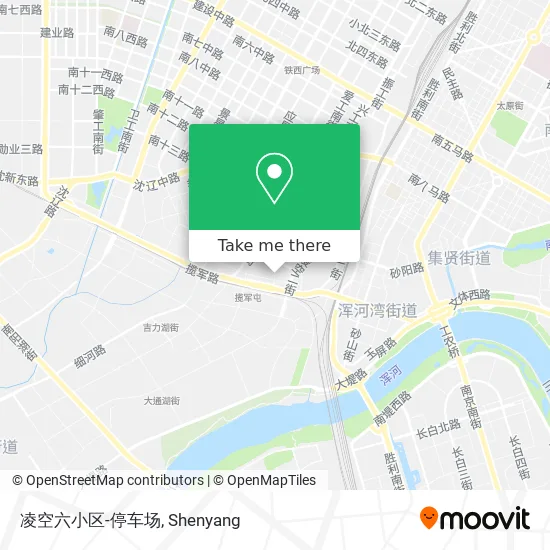 凌空六小区-停车场 map