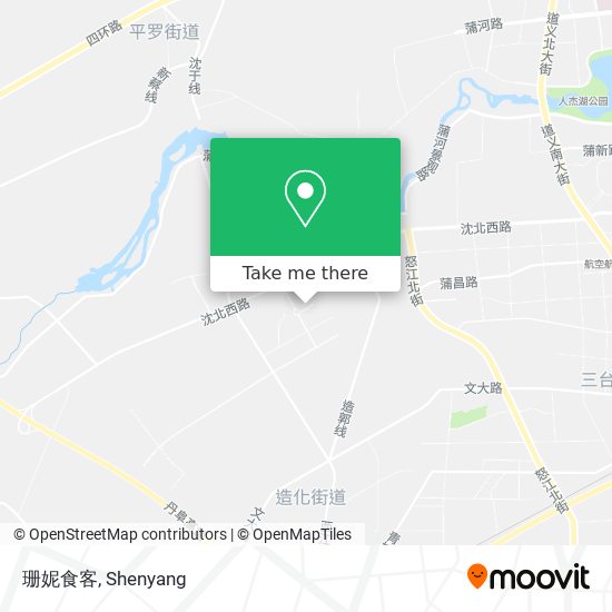 珊妮食客 map