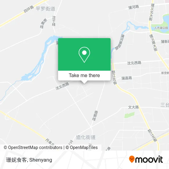 珊妮食客 map