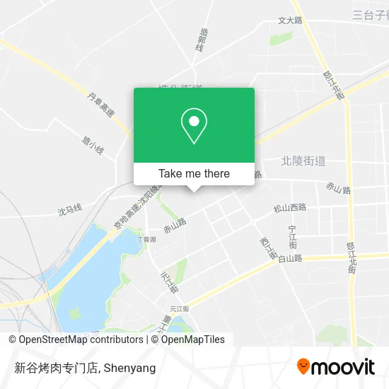 新谷烤肉专门店 map