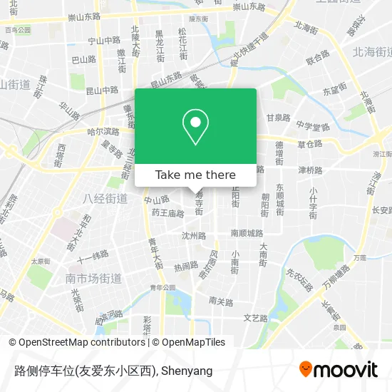 路侧停车位(友爱东小区西) map