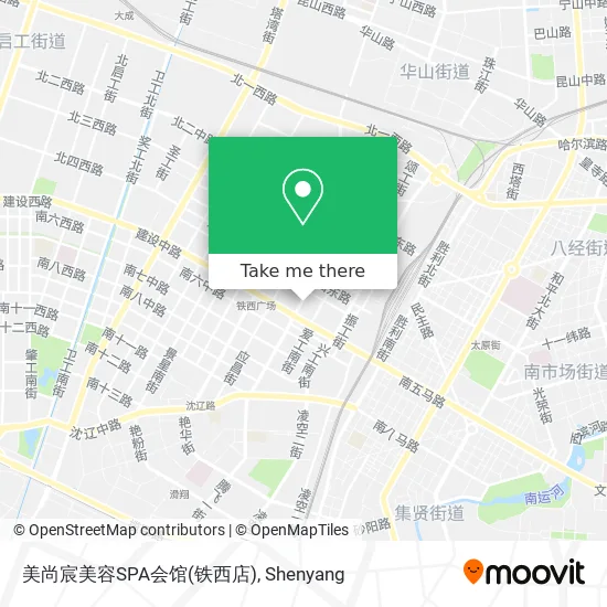 美尚宸美容SPA会馆(铁西店) map