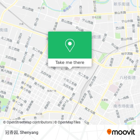 冠香园 map