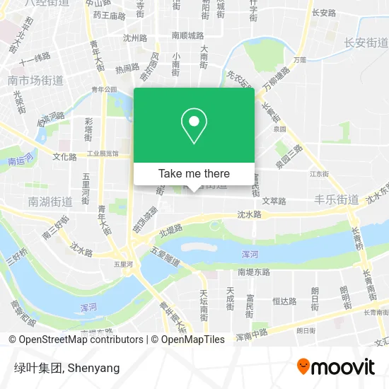 绿叶集团 map