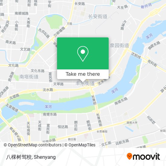 八棵树驾校 map