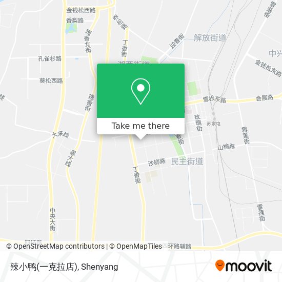 辣小鸭(一克拉店) map