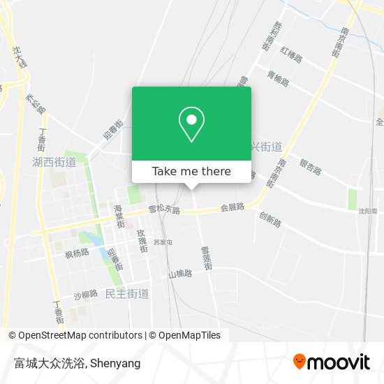 富城大众洗浴 map