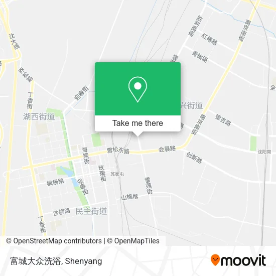 富城大众洗浴 map