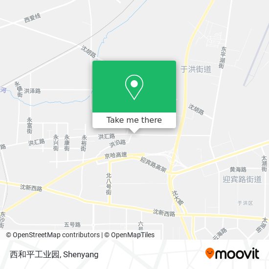 西和平工业园 map