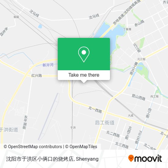 沈阳市于洪区小俩口的烧烤店 map
