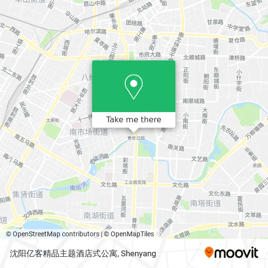 沈阳亿客精品主题酒店式公寓 map