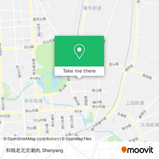 和顺老北京涮肉 map