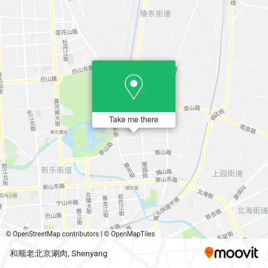 和顺老北京涮肉 map