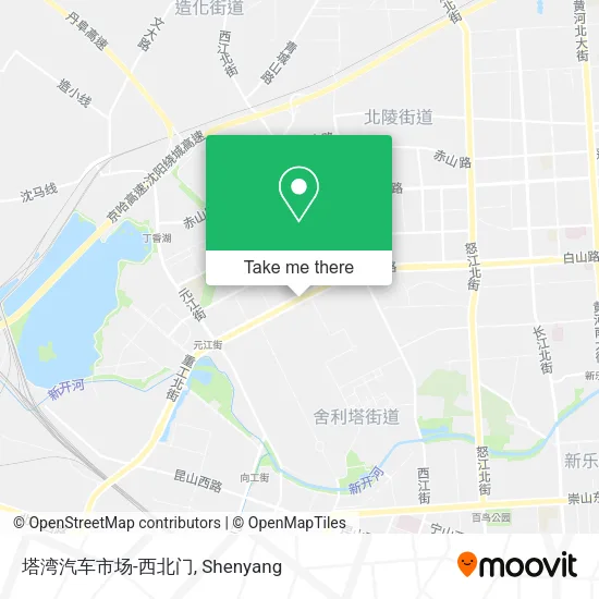 塔湾汽车市场-西北门 map