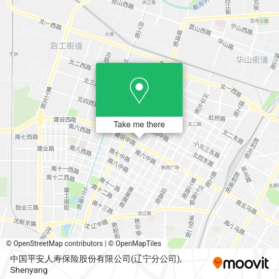 中国平安人寿保险股份有限公司(辽宁分公司) map