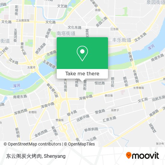 东云阁炭火烤肉 map