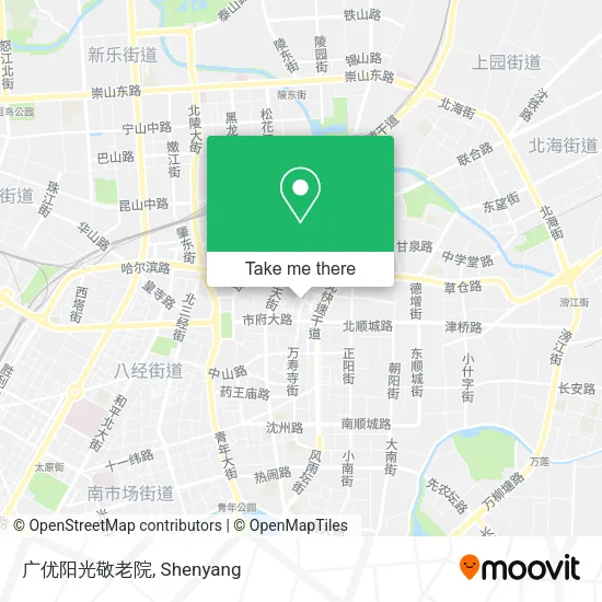 广优阳光敬老院 map