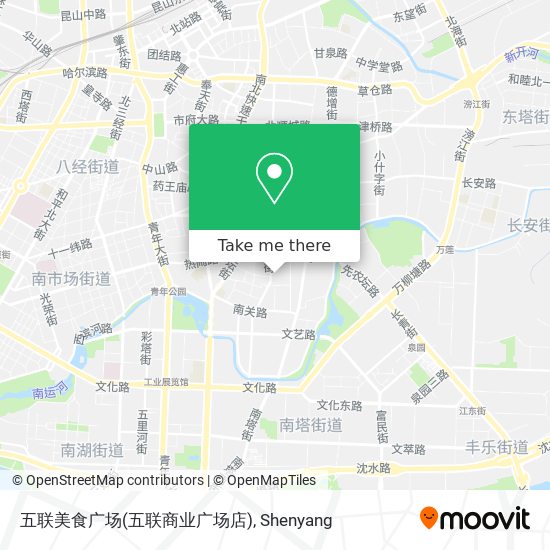 五联美食广场(五联商业广场店) map