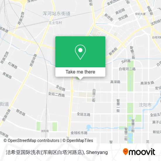 洁希亚国际洗衣(浑南区白塔河路店) map