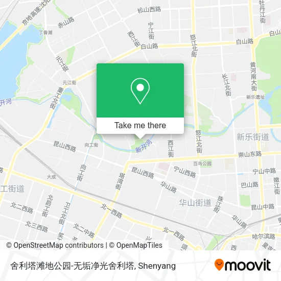 舍利塔滩地公园-无垢净光舍利塔 map