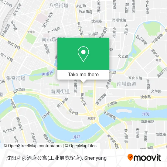 沈阳莉莎酒店公寓(工业展览馆店) map