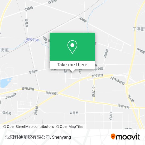 沈阳科通塑胶有限公司 map