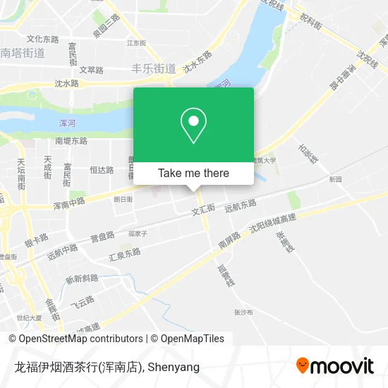 龙福伊烟酒茶行(浑南店) map