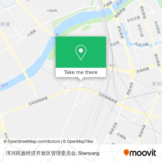 浑河民族经济开发区管理委员会 map