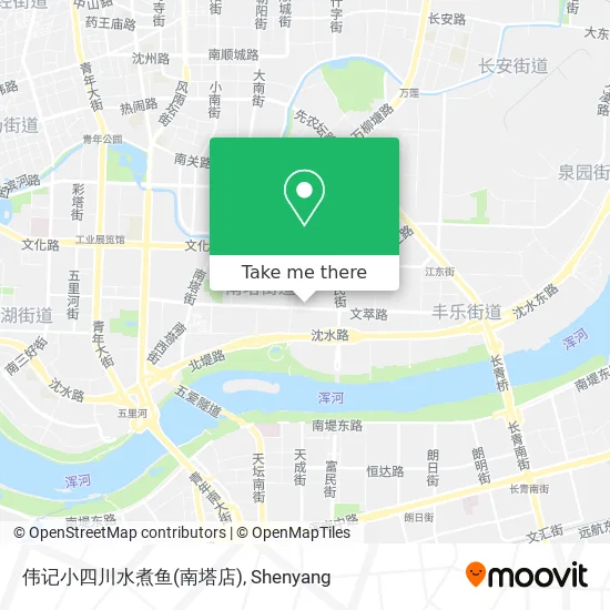 伟记小四川水煮鱼(南塔店) map