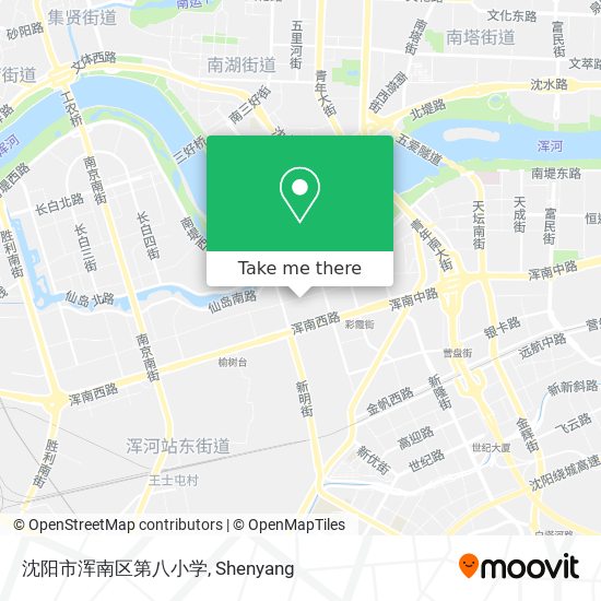 沈阳市浑南区第八小学 map
