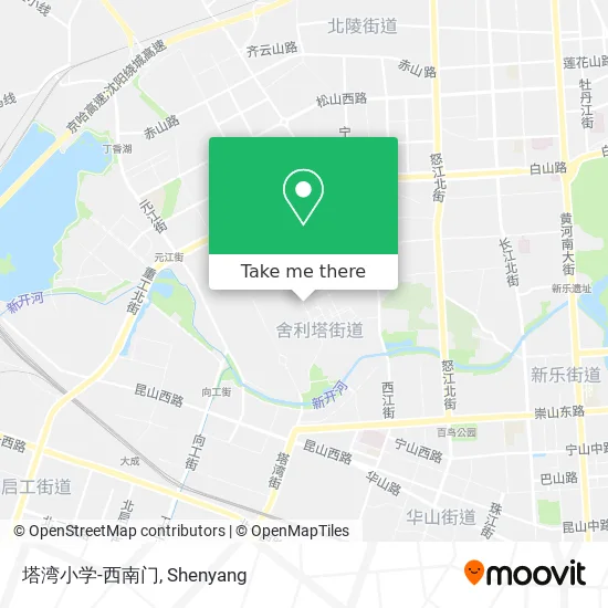 塔湾小学-西南门 map