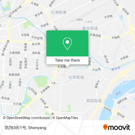 凯翔3街1号 map