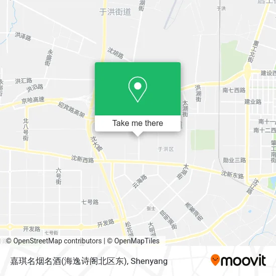 嘉琪名烟名酒(海逸诗阁北区东) map